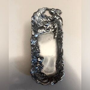 Arthur Court Bunnies Small Rectangular Trinket Tray Platter 8.5”x3.5” 1998